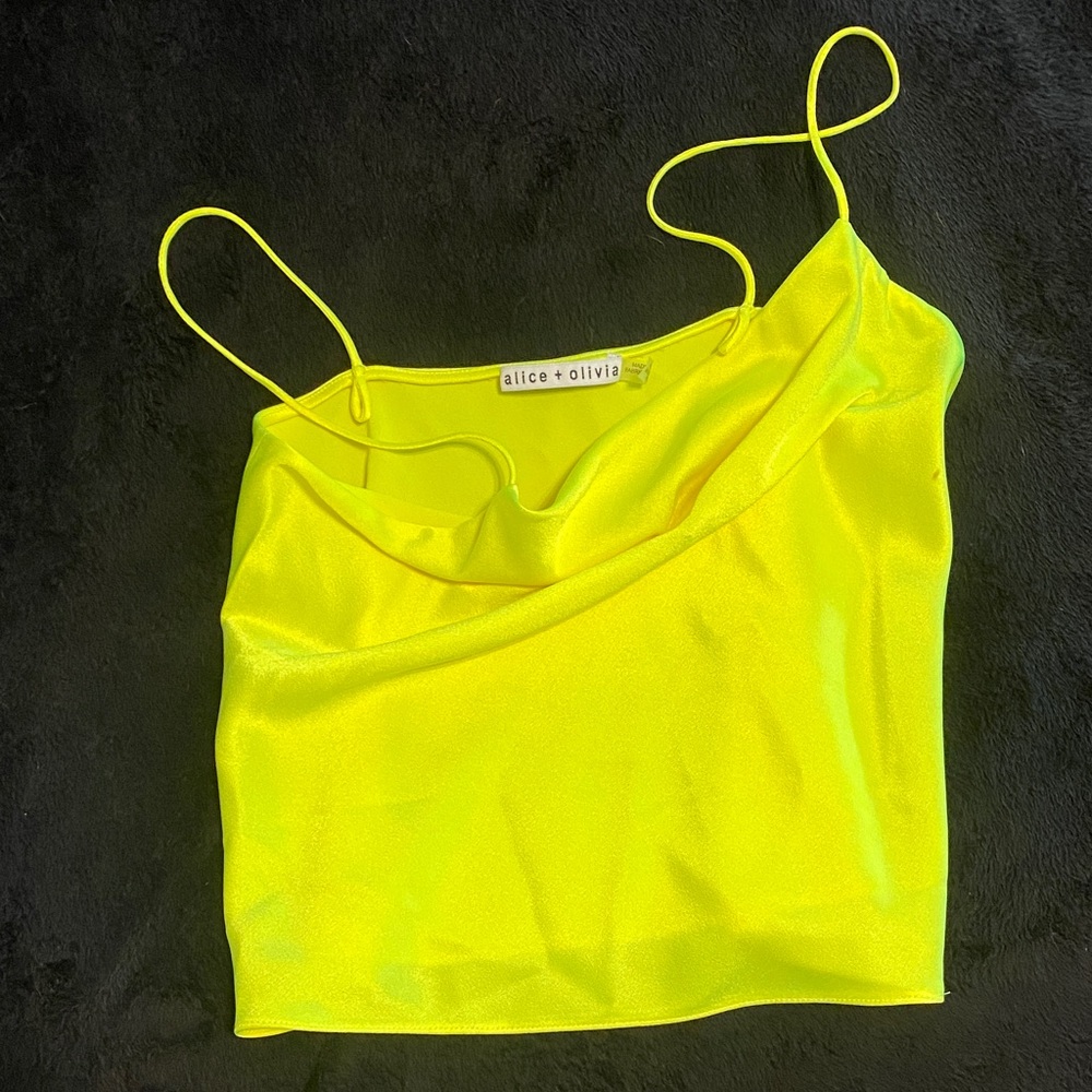 Alice + Olivia Bright Yellow Camisole